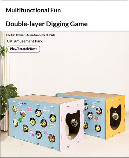 Cat Digging Toy & Scratcher Board