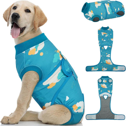 Female Dog Recovery Suit — Post-Spay & Surgery Coverage, Soft & Breathable (XS–2XL)