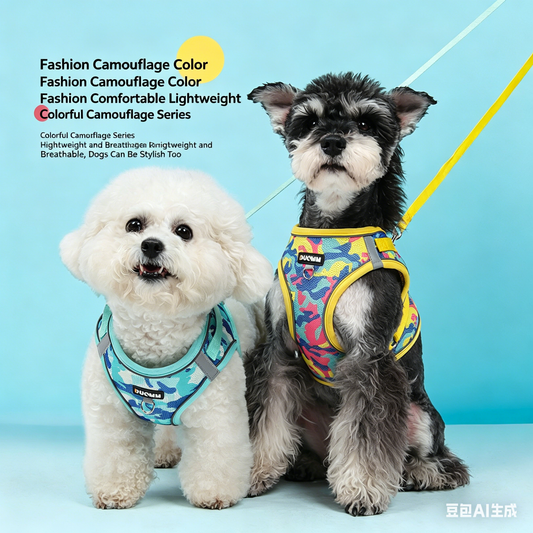 Dog Harness and Leash Set