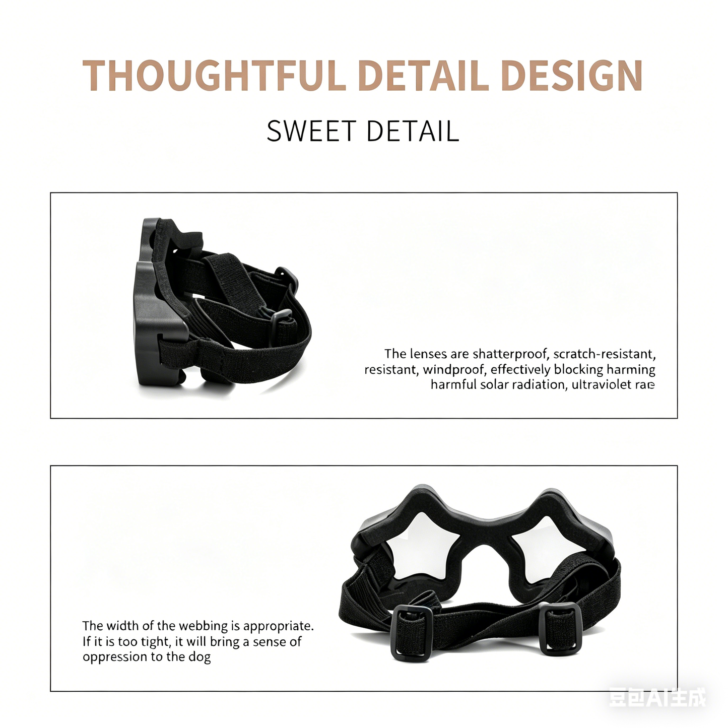 Star-Shaped Pet Sunglasses