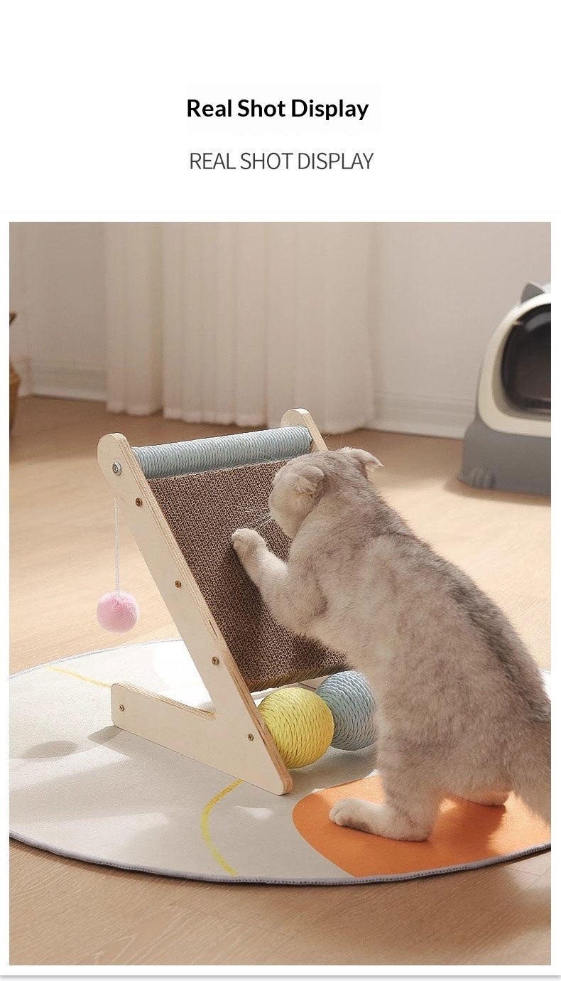 Wall-Mounted Cat Scratcher