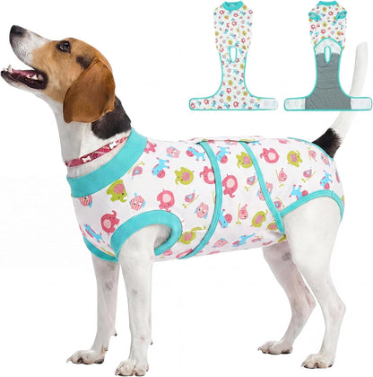 Female Dog Recovery Suit — Post-Spay & Surgery Coverage, Soft & Breathable (XS–2XL)