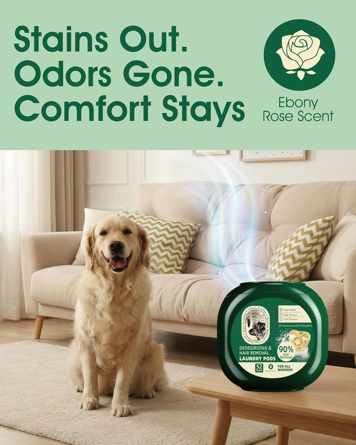 Pet Hair Remover Laundry Pods