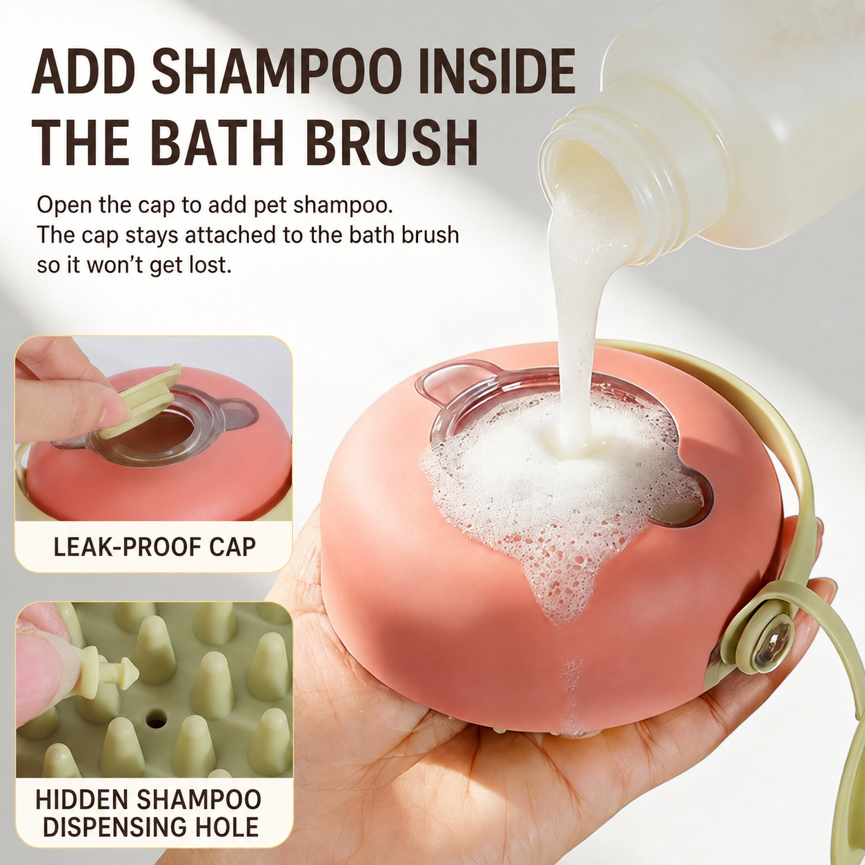 Pet Bath Brush