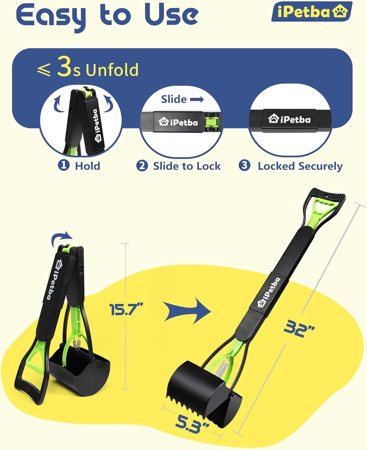 Long Handle Pooper Scooper