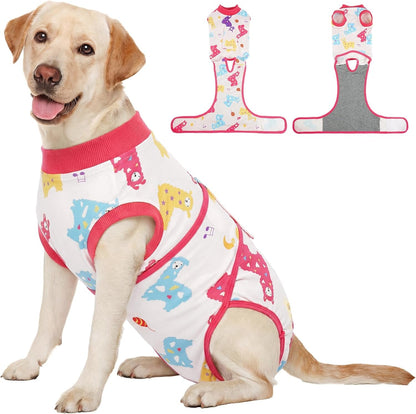 Female Dog Recovery Suit — Post-Spay & Surgery Coverage, Soft & Breathable (XS–2XL)
