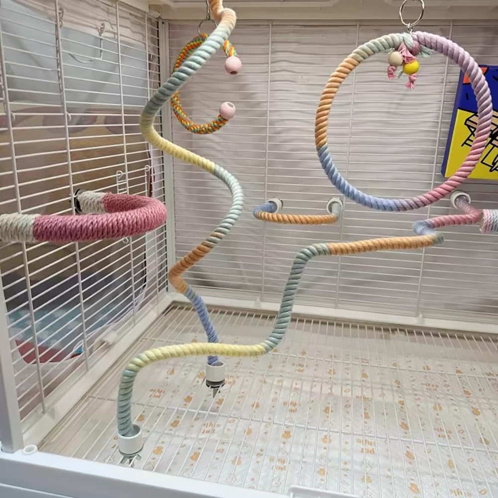 Bird Rope Perch Stand