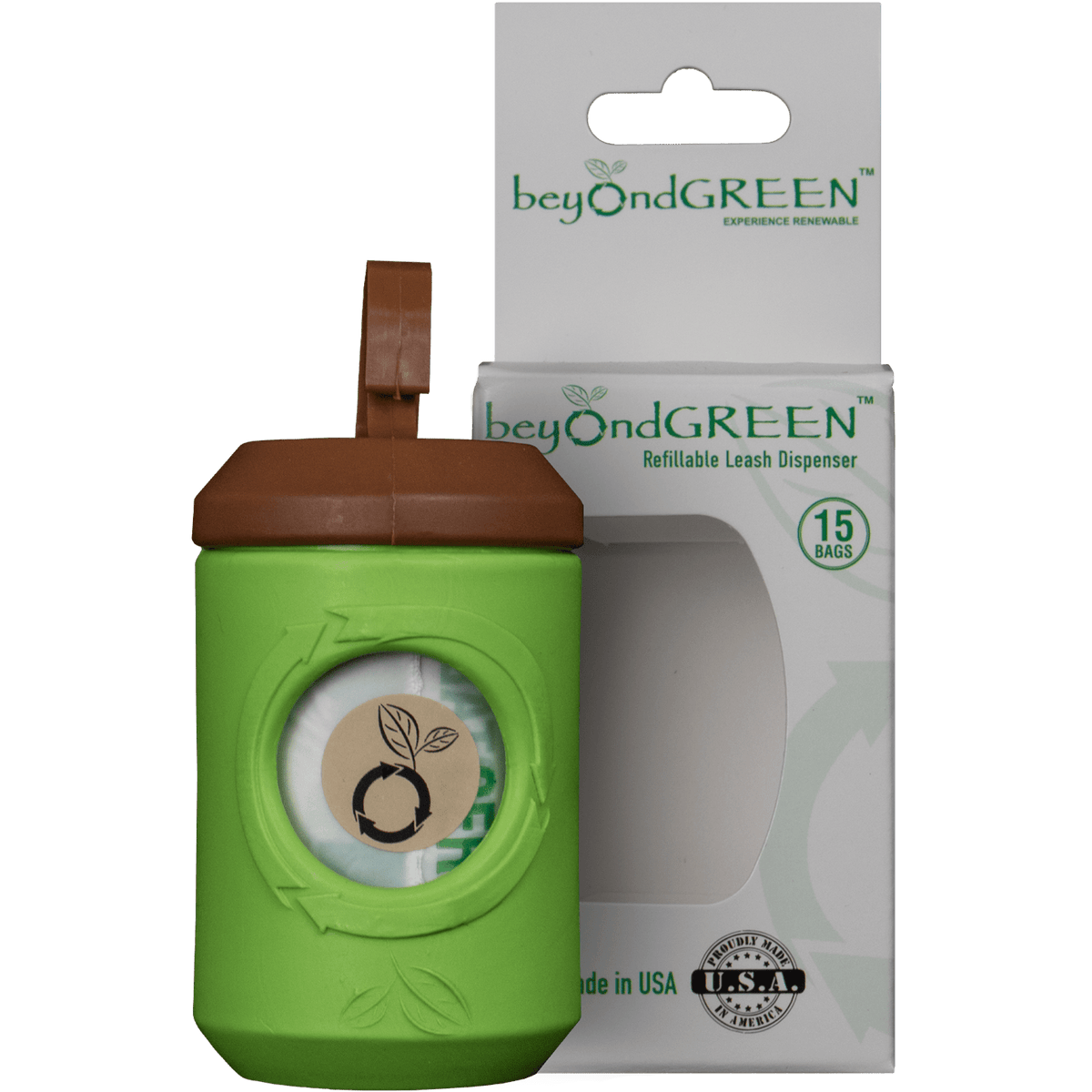 Waste Bag Leash Dispenser