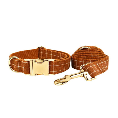 Classic Brown Plaid Set