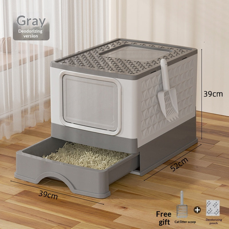 Foldable Cat Litter Box
