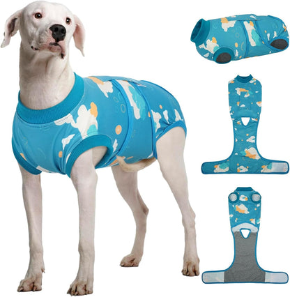 Female Dog Recovery Suit — Post-Spay & Surgery Coverage, Soft & Breathable (XS–2XL)