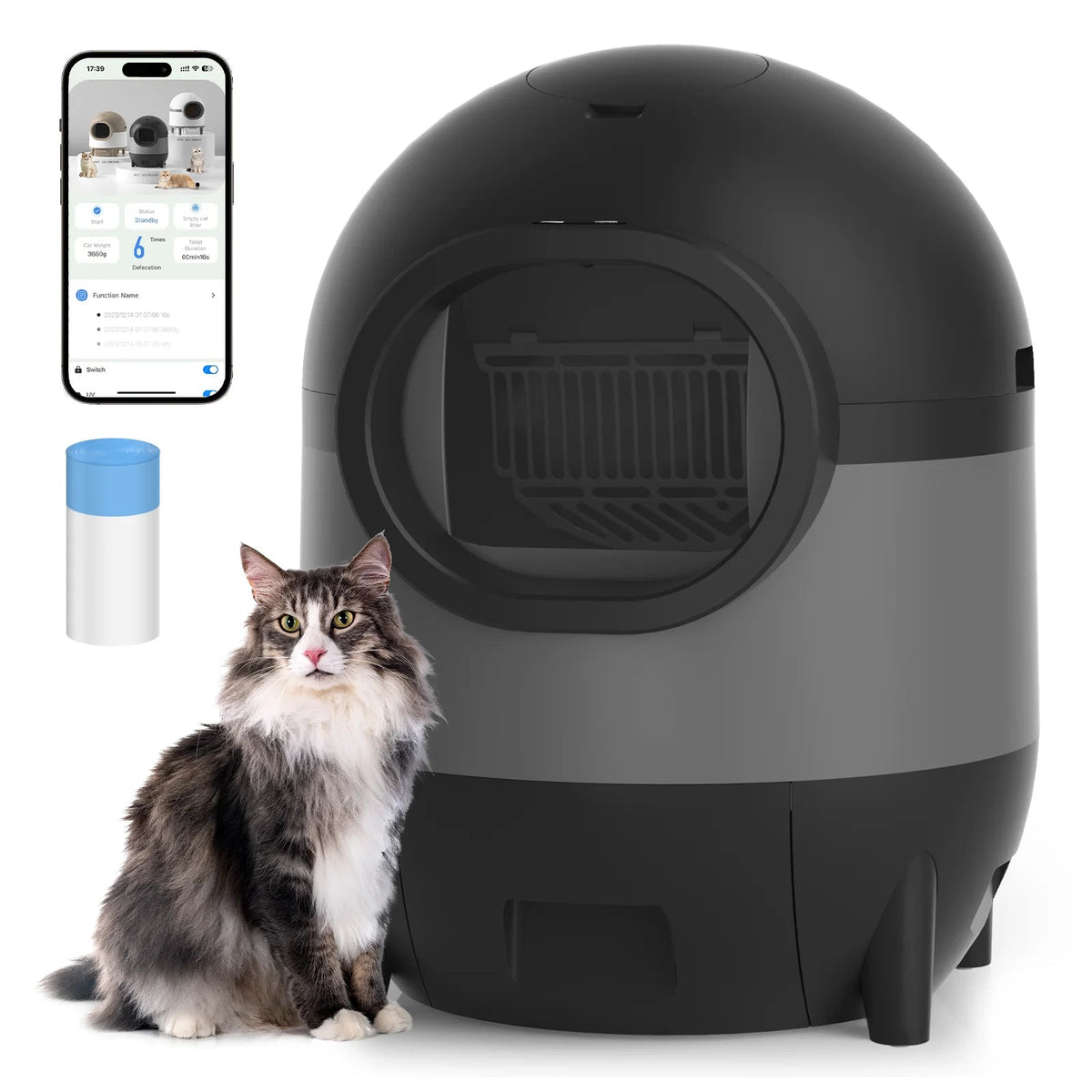 Self-Cleaning Cat Litter Box