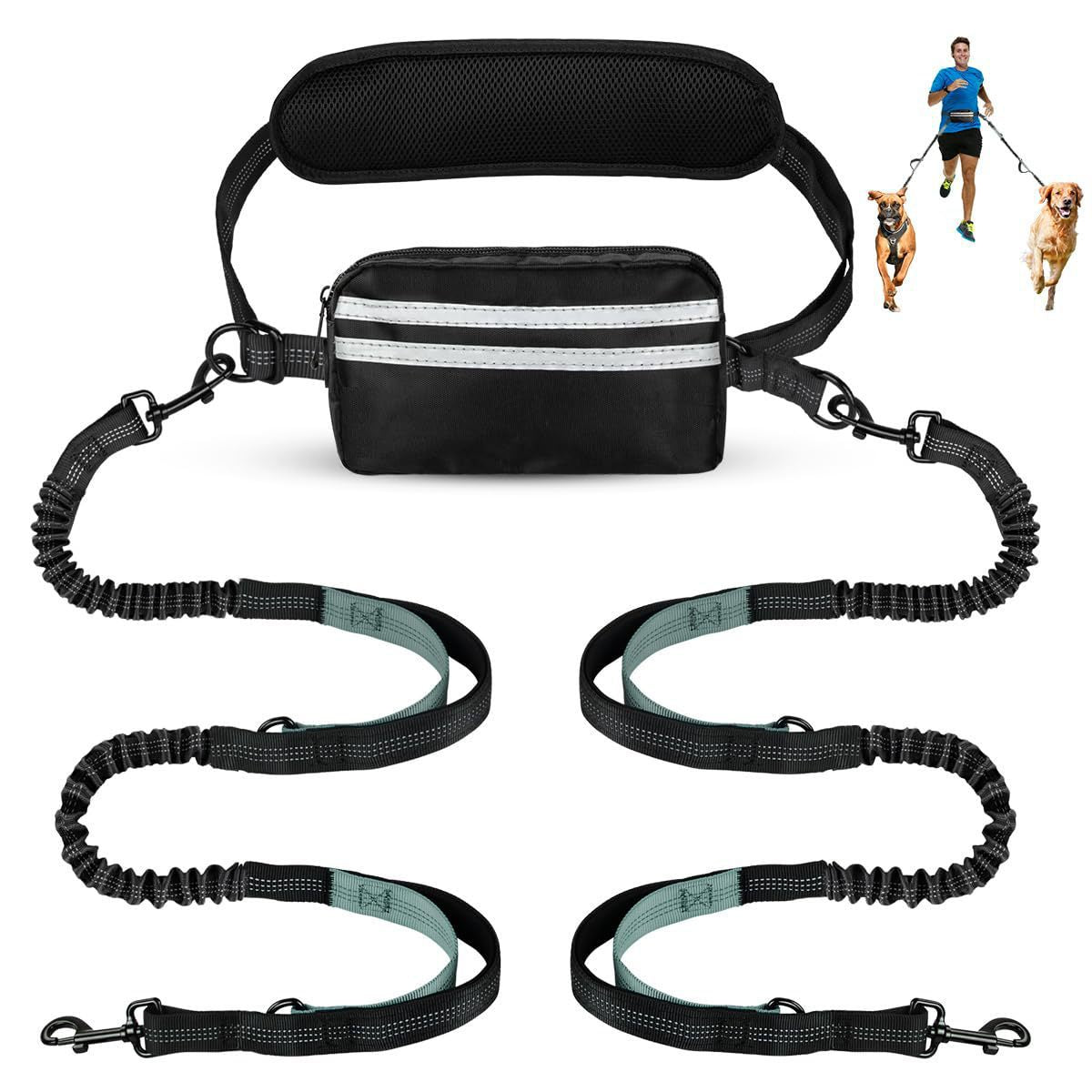 Waist Bag Running Leash