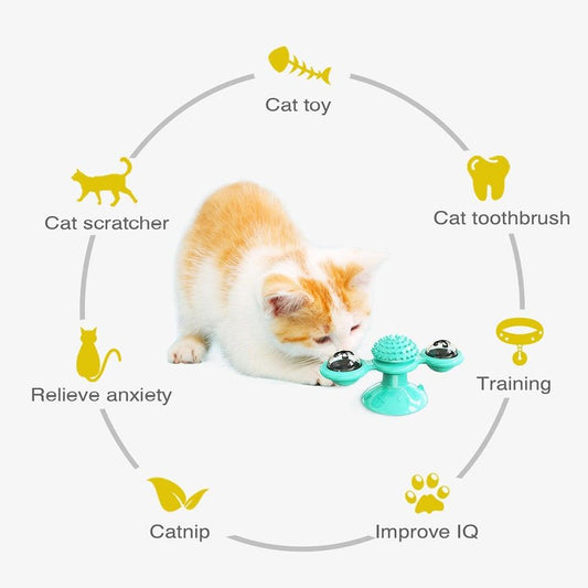Cat Windmill Toy