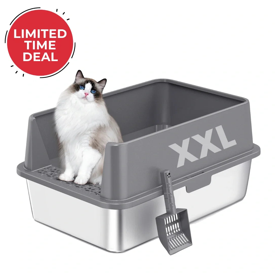 Stainless Steel Cat Litter Box