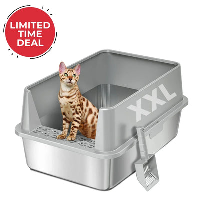 Stainless Steel Cat Litter Box