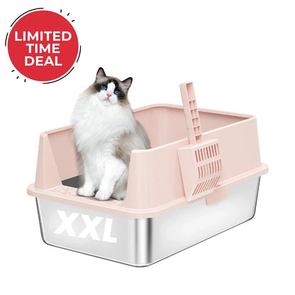 Stainless Steel Cat Litter Box