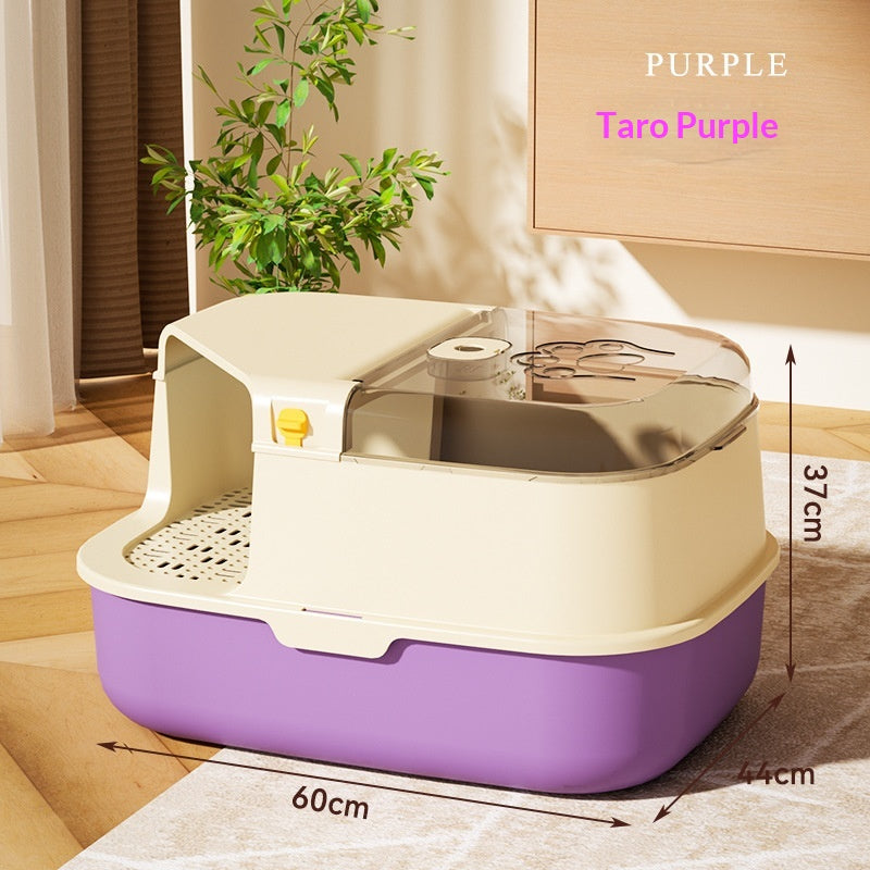 Enclosed Cat Litter Box