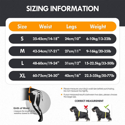 Adjustable Dog Lift Harness