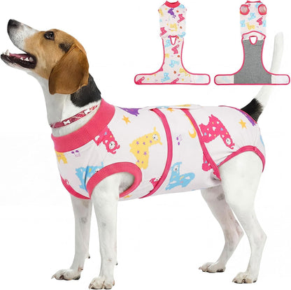 Female Dog Recovery Suit — Post-Spay & Surgery Coverage, Soft & Breathable (XS–2XL)