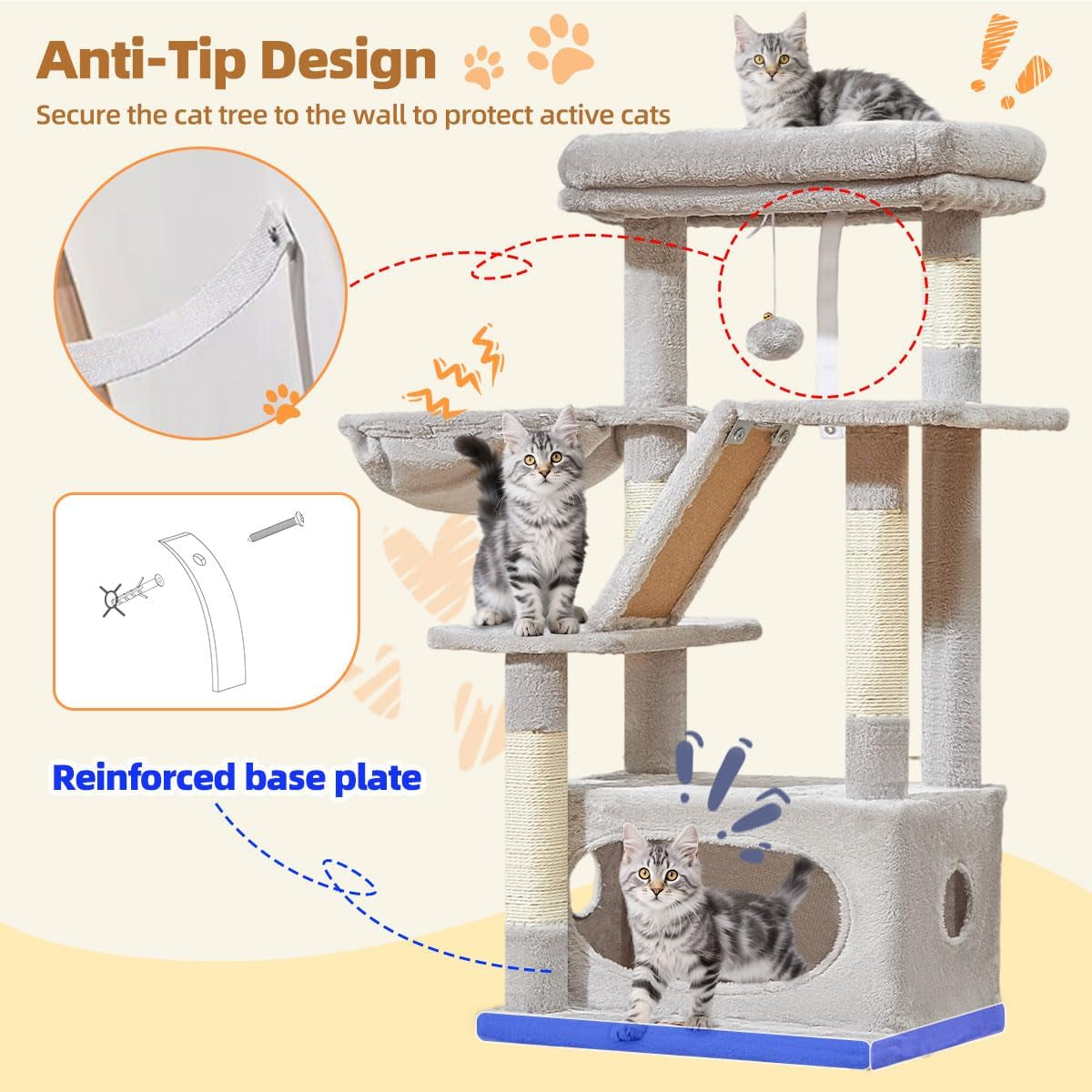 38-Inch Cat Tree