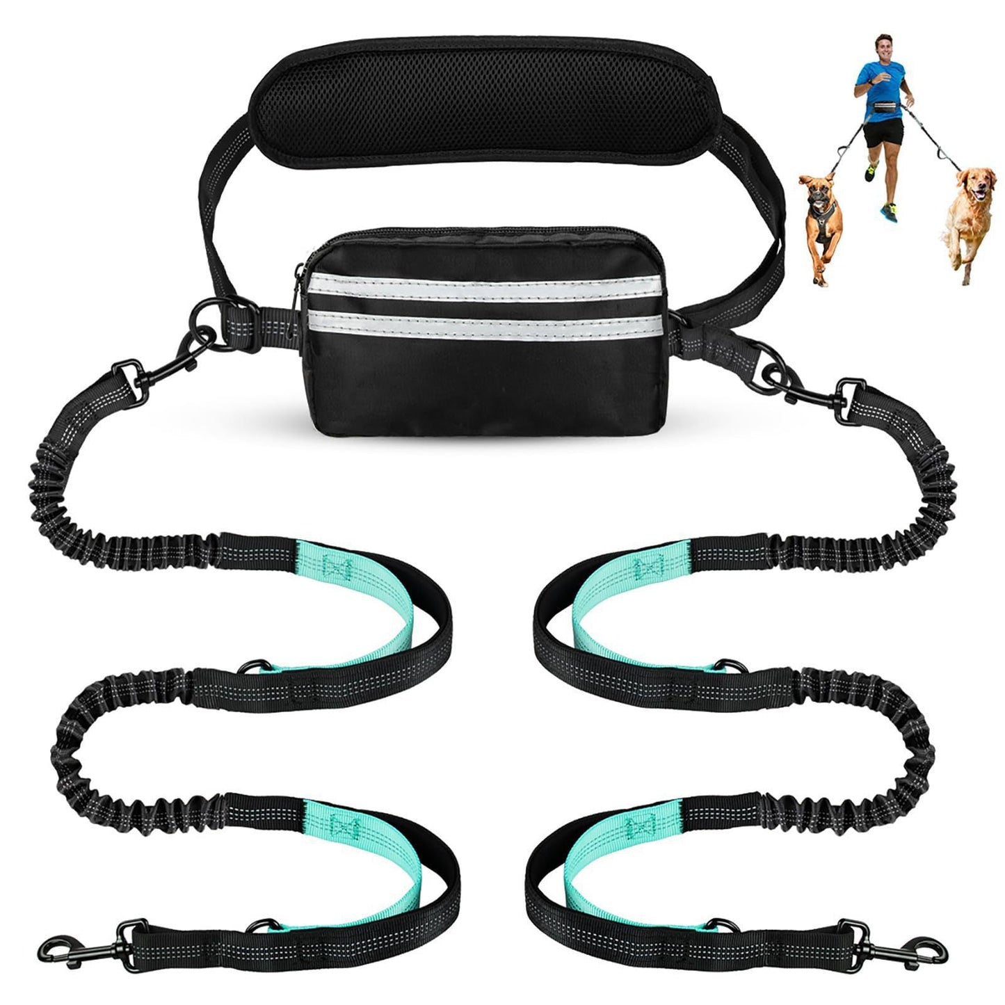 Waist Bag Running Leash