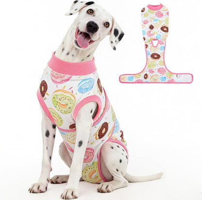 Dog Recovery Suit — Post-Surgery Coverage for Male & Female Dogs, Soft & Stretchy (XS–2XL)