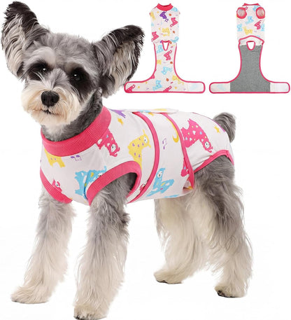 Female Dog Recovery Suit — Post-Spay & Surgery Coverage, Soft & Breathable (XS–2XL)