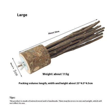 Hamster Natural Log Toy