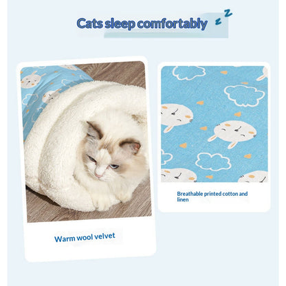 Enclosed Cat Sleeping Bag