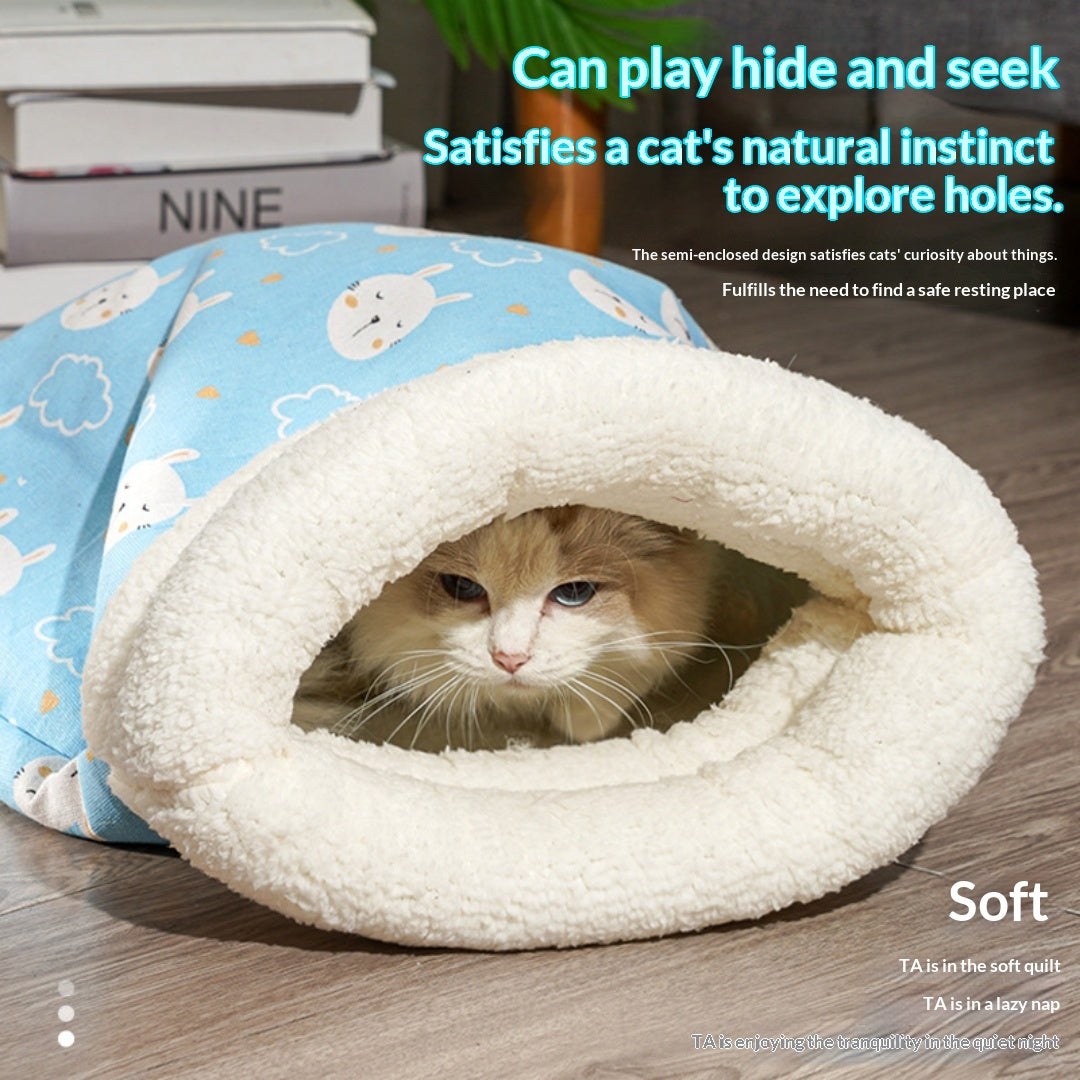 Enclosed Cat Sleeping Bag