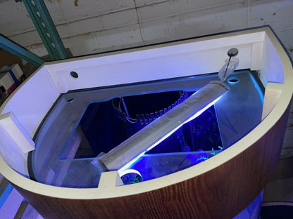 Half Round Aquarium with Stand