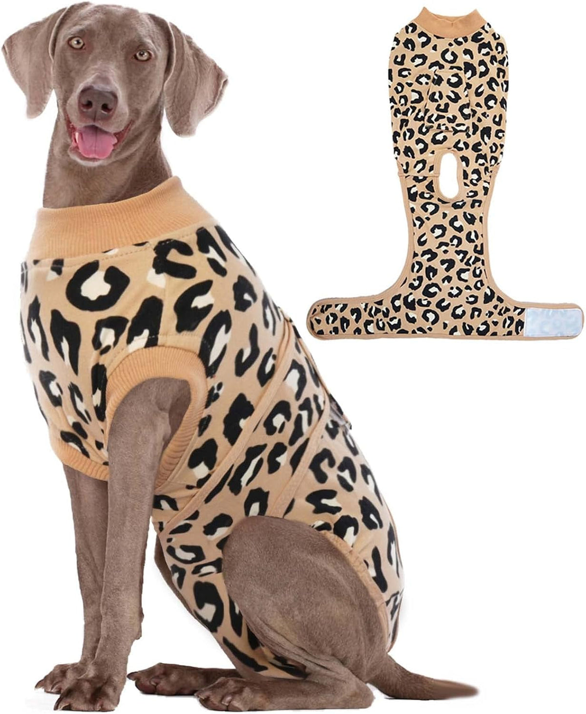 Dog Recovery Suit — Post-Surgery Coverage for Male & Female Dogs, Soft & Stretchy (XS–2XL)