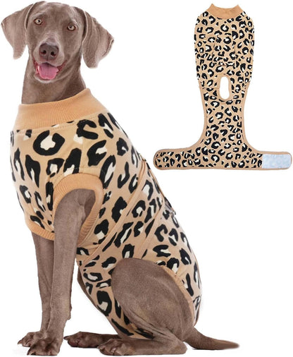 Dog Recovery Suit — Post-Surgery Coverage for Male & Female Dogs, Soft & Stretchy (XS–2XL)