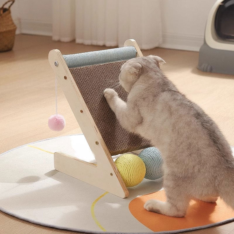 Wall-Mounted Cat Scratcher