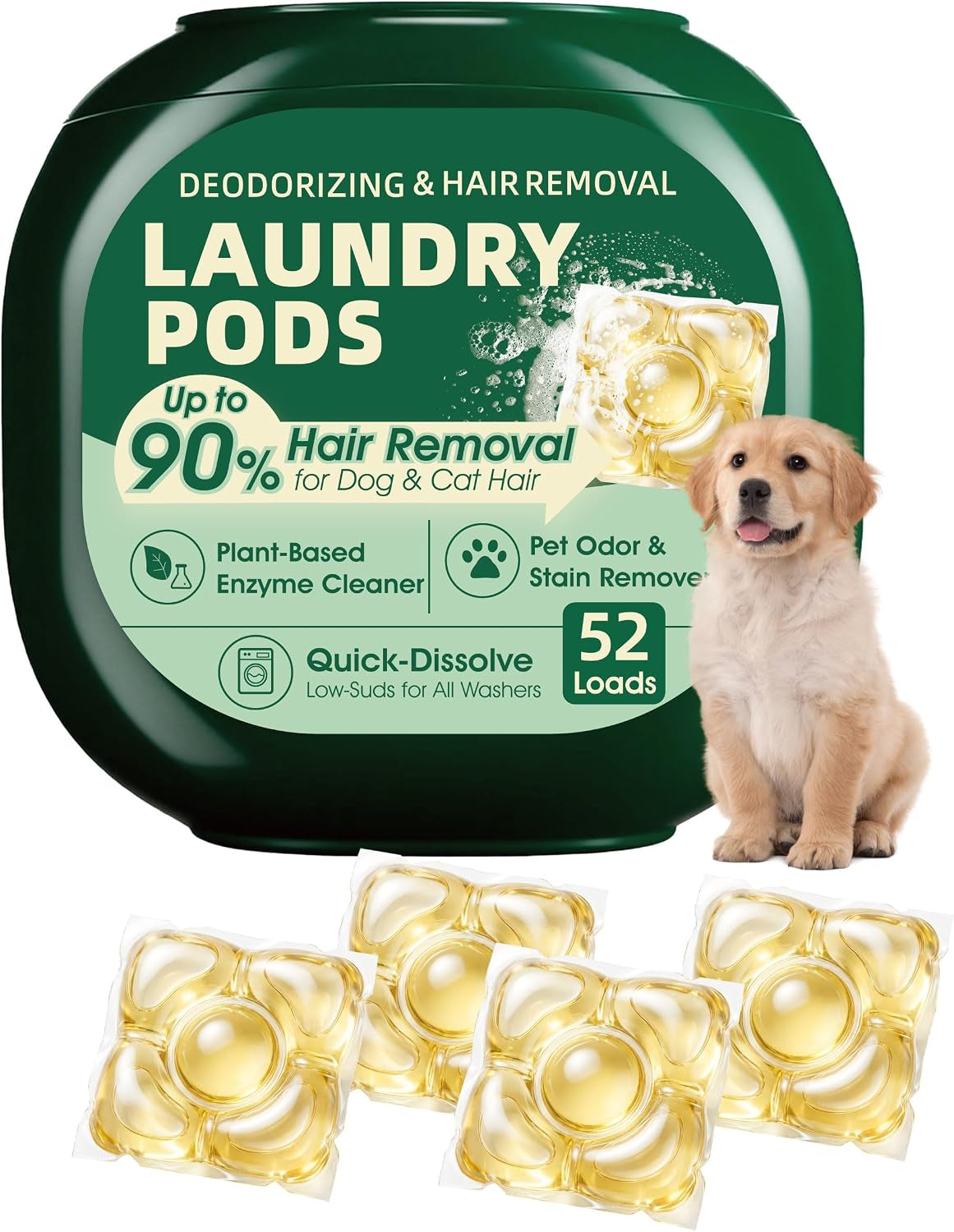 Pet Hair Remover Laundry Pods