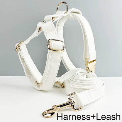 White Leather Set