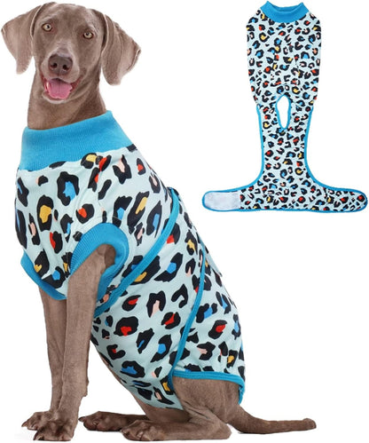 Dog Recovery Suit — Post-Surgery Coverage for Male & Female Dogs, Soft & Stretchy (XS–2XL)