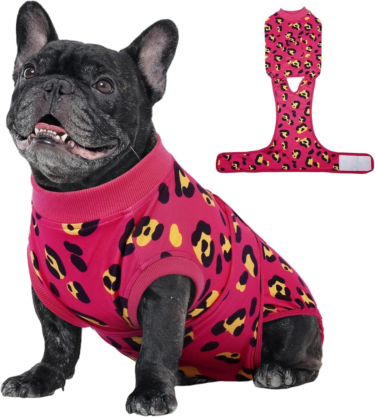 Dog Recovery Suit — Post-Surgery Coverage for Male & Female Dogs, Soft & Stretchy (XS–2XL)