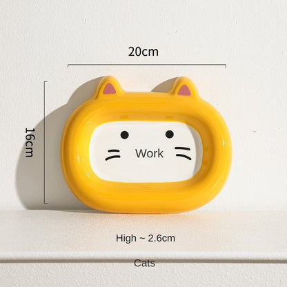 Ceramic Cat Bowl