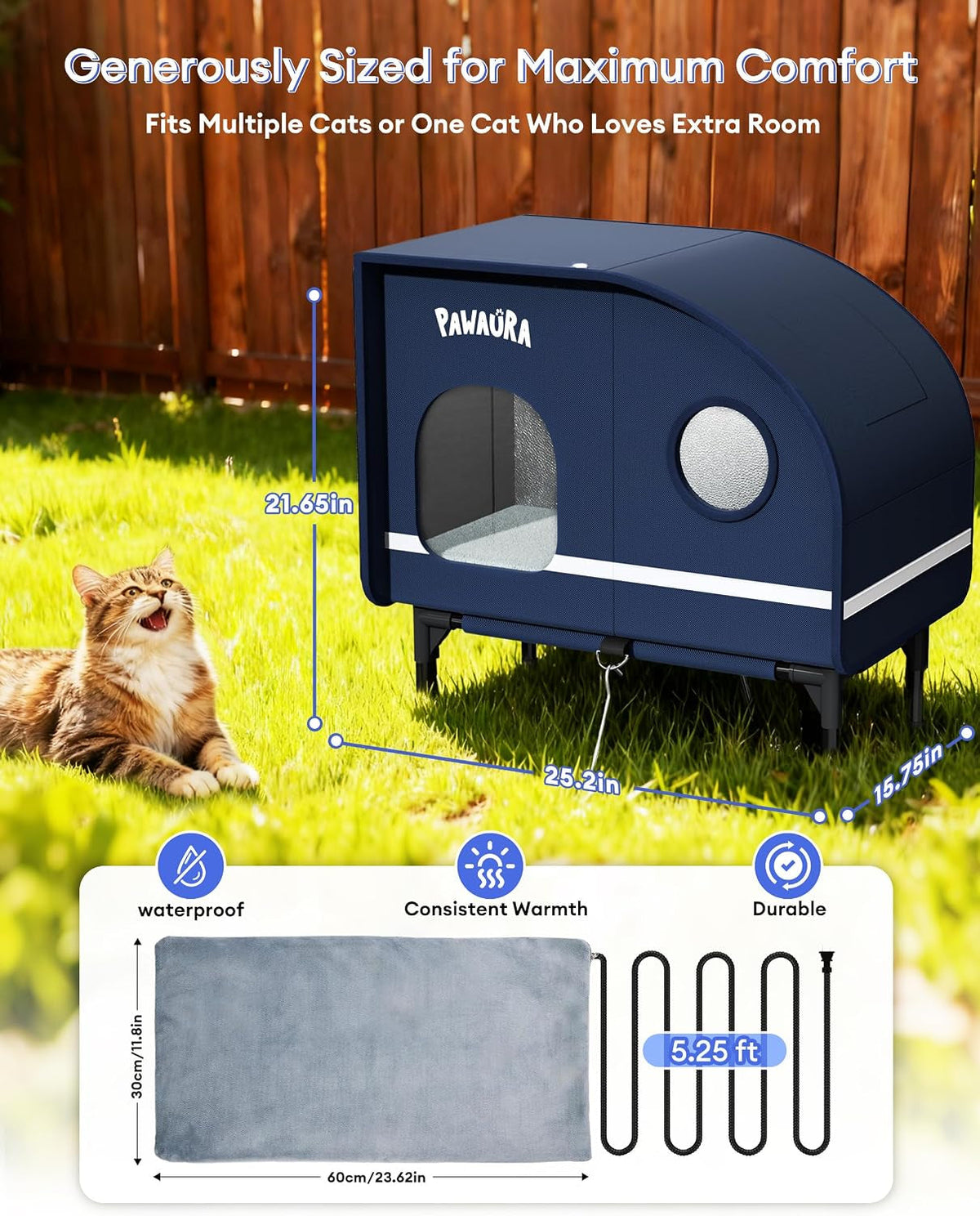 Heated Outdoor Cat House