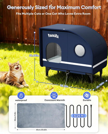 Heated Outdoor Cat House
