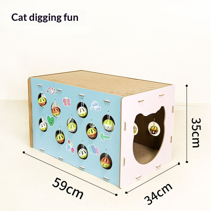 Cat Digging Toy & Scratcher Board