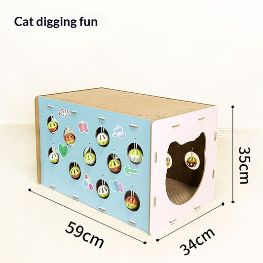 Cat Digging Toy & Scratcher Board