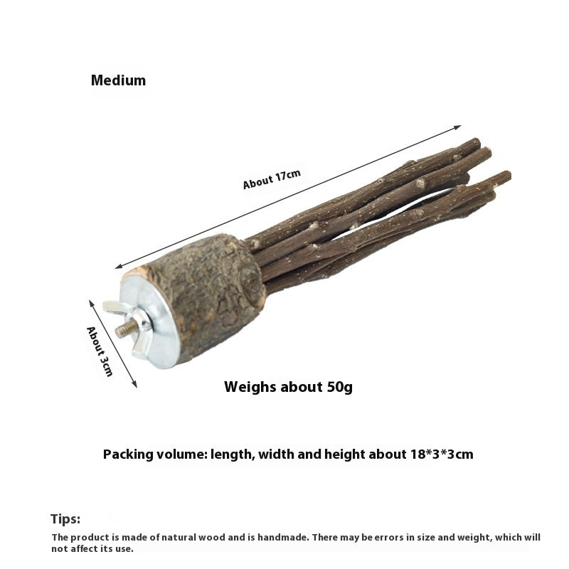 Hamster Natural Log Toy