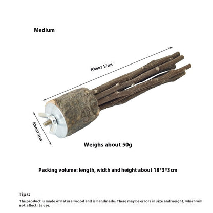 Hamster Natural Log Toy