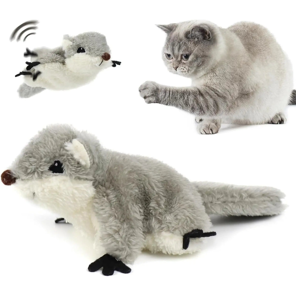 Squirrel Catnip Toy