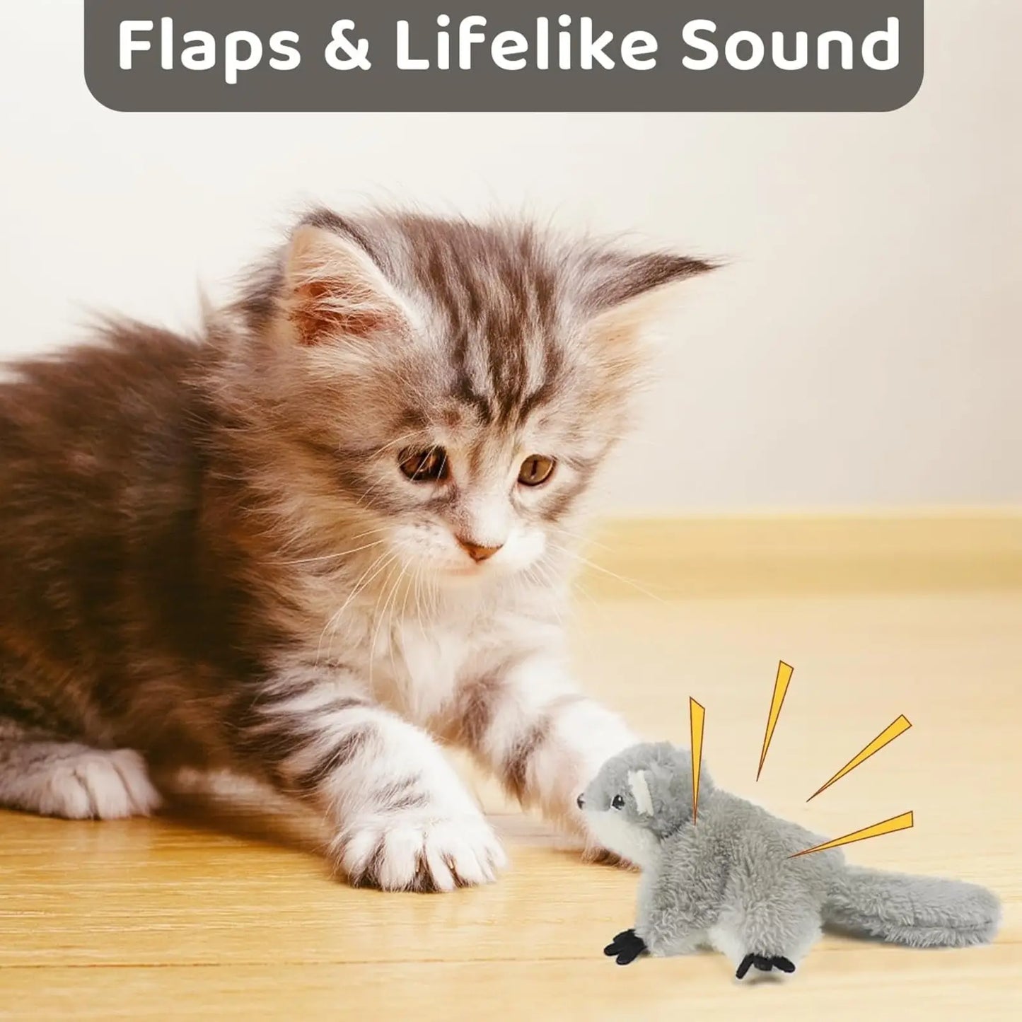 Squirrel Catnip Toy