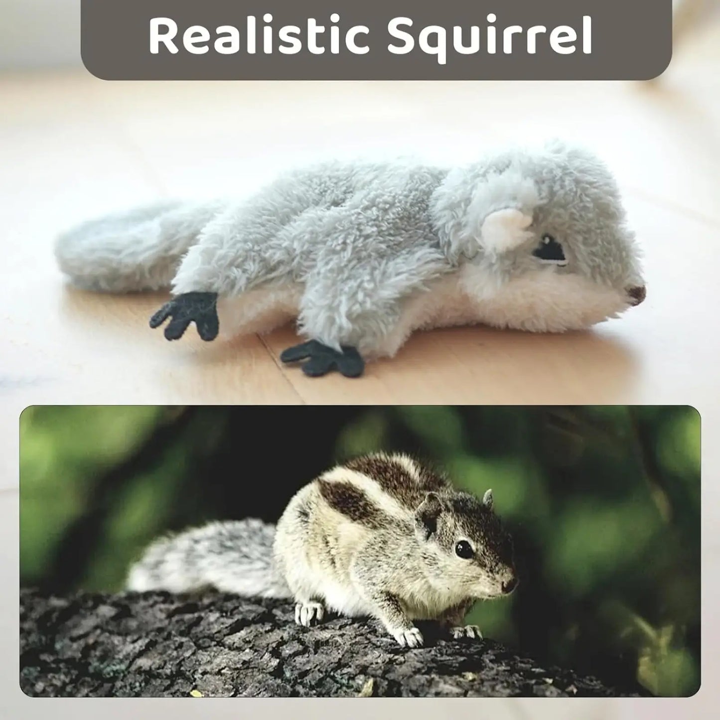 Squirrel Catnip Toy