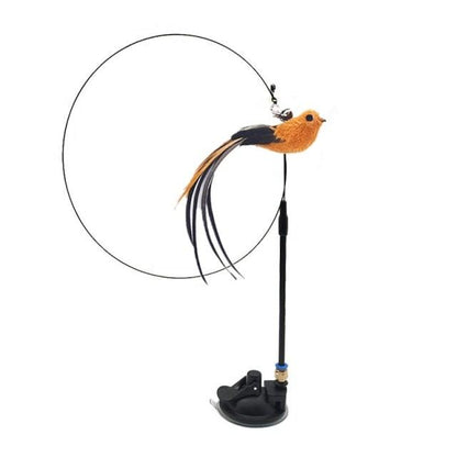 Feather Bird  Stick Toy